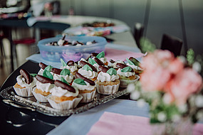 Bild von Süßspeisen am Buffet